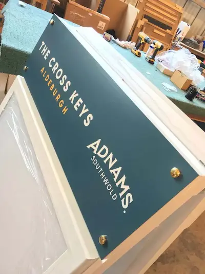 A-Board Pavement Sign for Adnams
